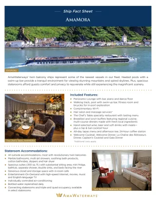 Ama Waterways Ama Mora   Factsheet