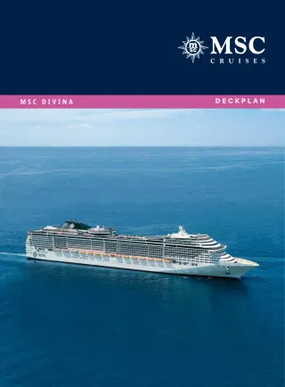Msc Cruises Msc Divina Deck Plan