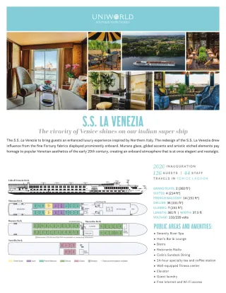 Uniworld Ss La Venezia   Flyer