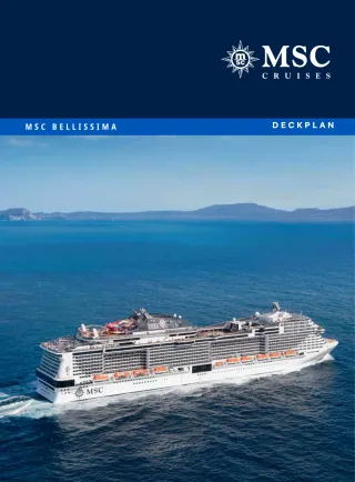 Msc Cruises Msc Bellissima Deck Plan