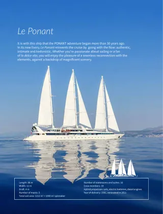 Ponant Explorations, Le Ponant