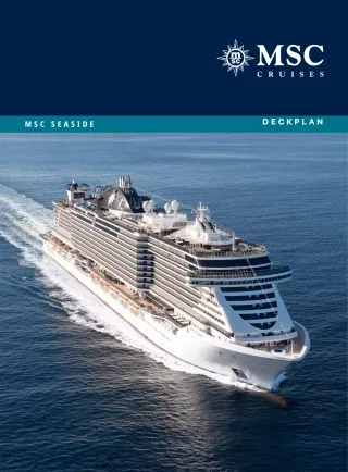 Msc Seaside   Deck Plans