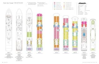 Regent Seven Seas Cruises   Seven Seas Voyager, Deck Plans 