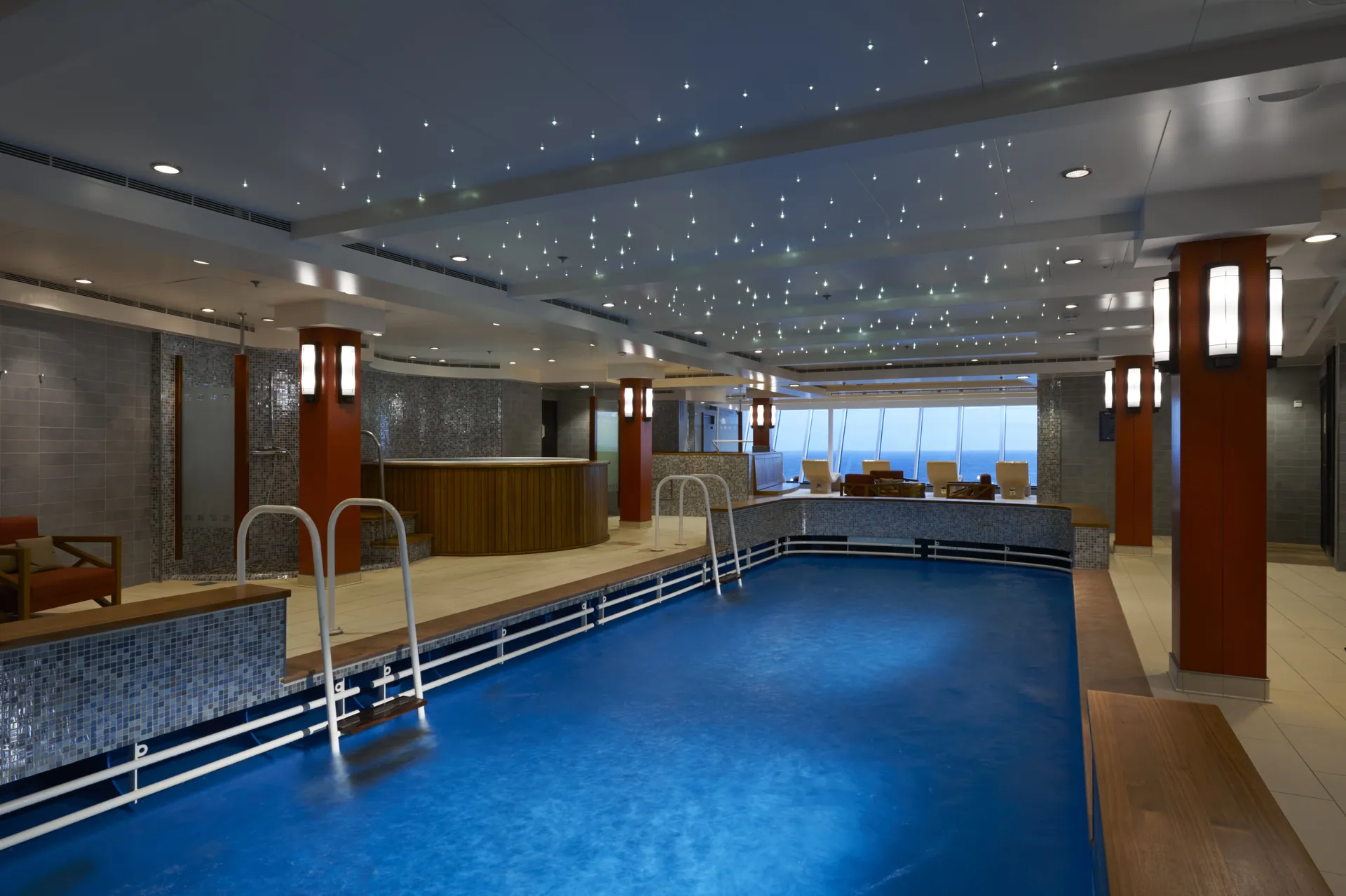 Lap Pool and Jacuzzi