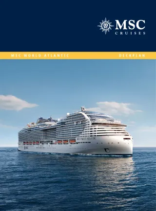 Msc Cruises Msc World Atlantic Deck Plan