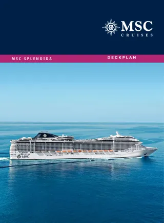 Msc Cruises Msc Splendida Deck Plan