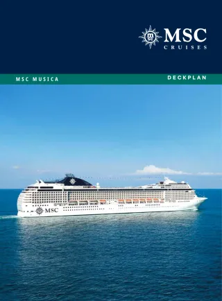Msc Cruises Msc Musica Deck Plan