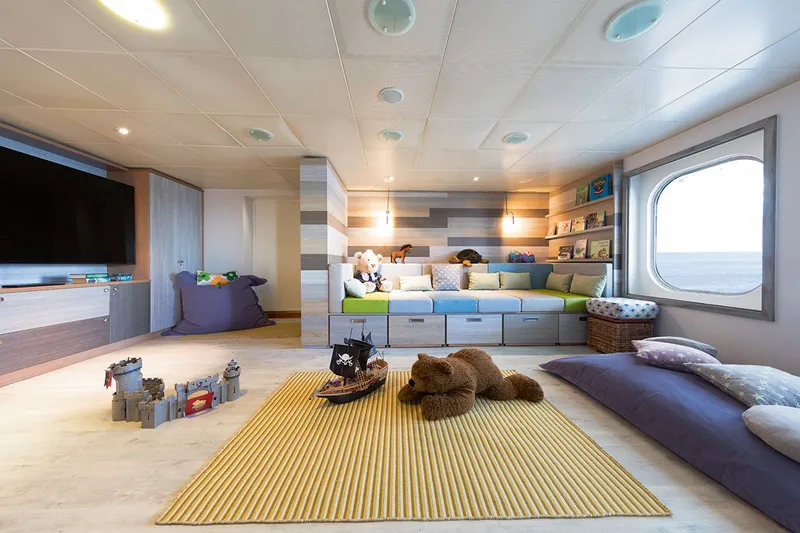 Playroom on board the EUROPA