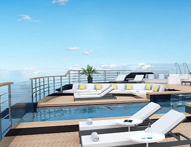 Main Pool and Infinity Pool