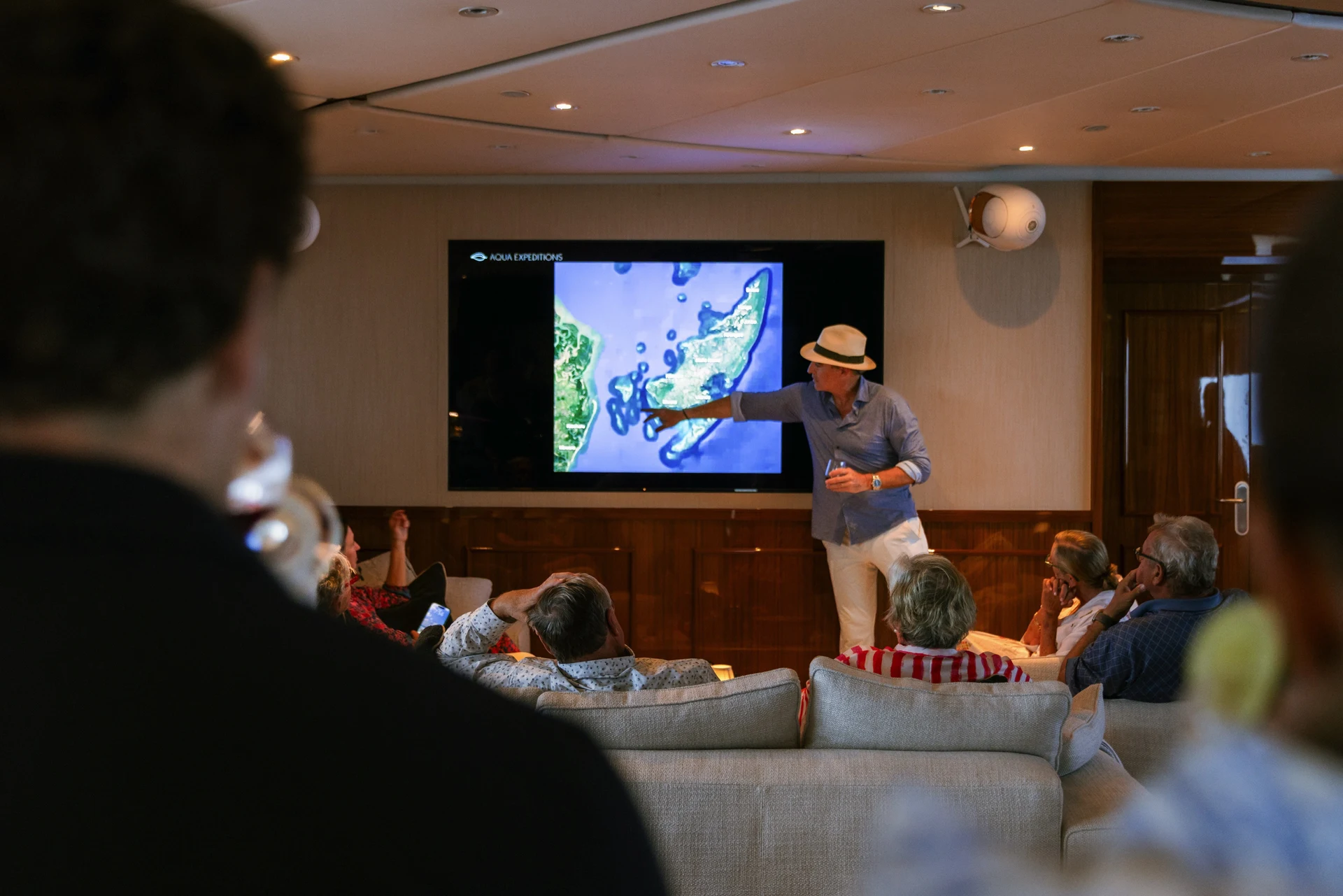 Presentations onboard