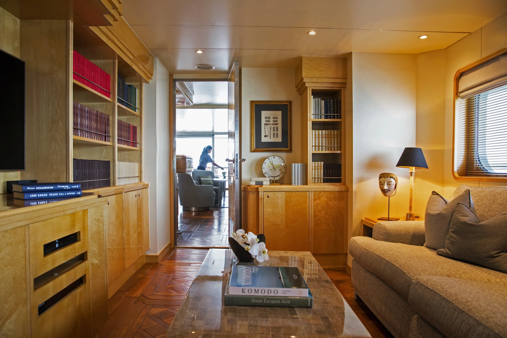 Library and TV Room