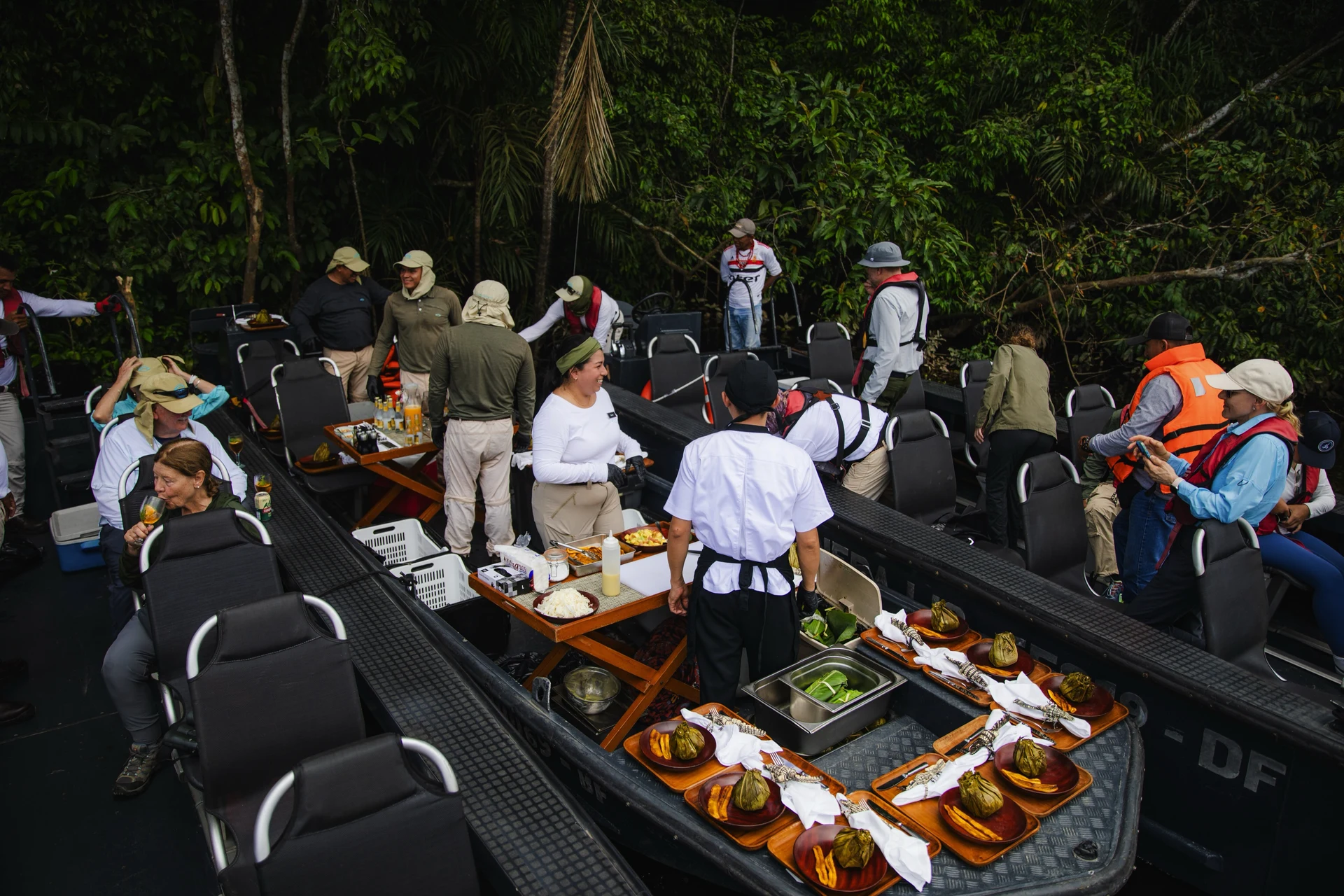 Breakfast on Skiff