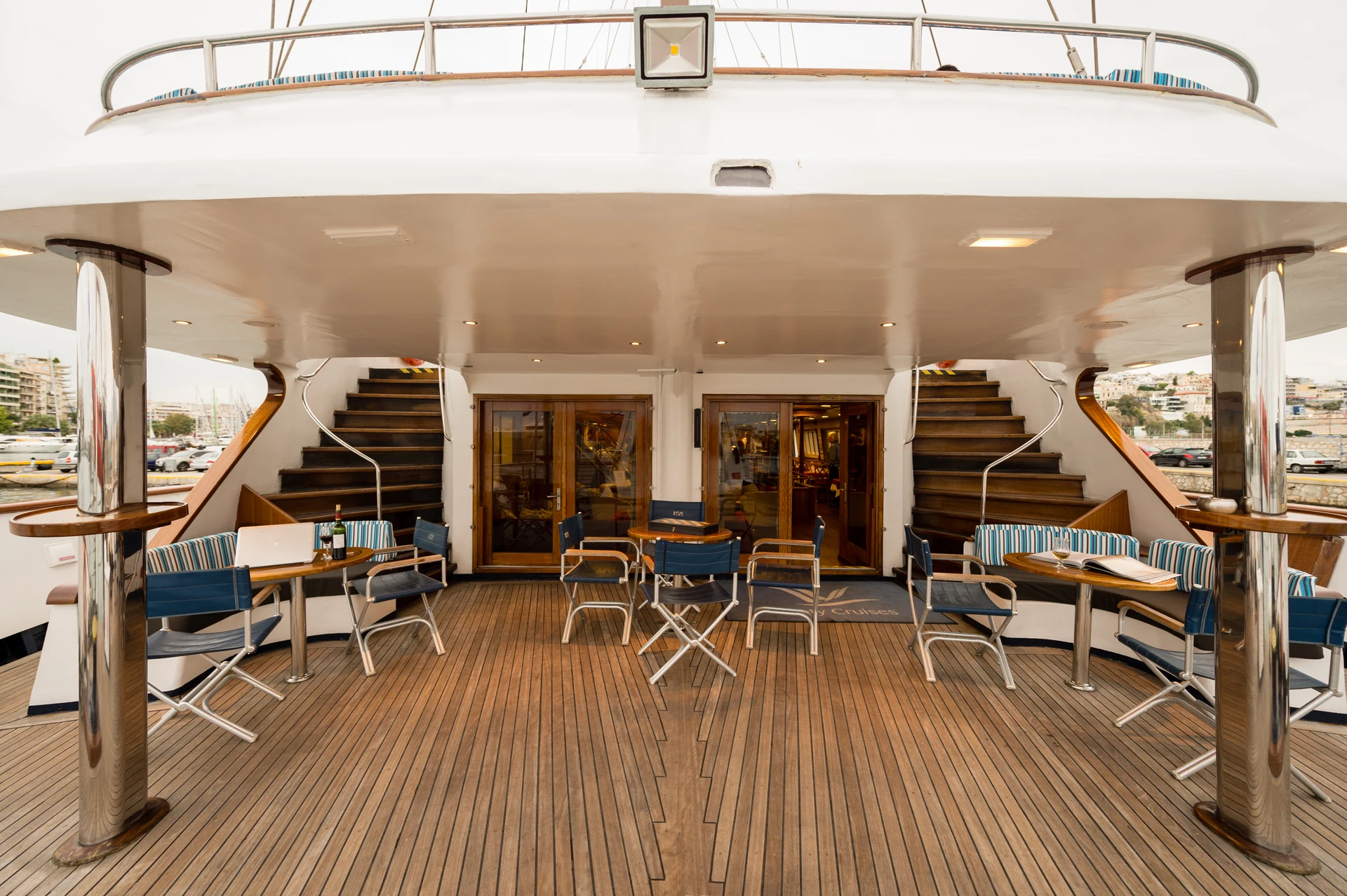 Upper Deck Outdoor Bar and Lounge Area