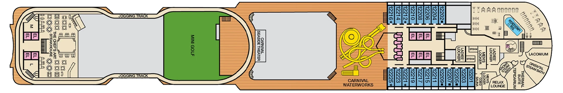 Deck 12 - Spa