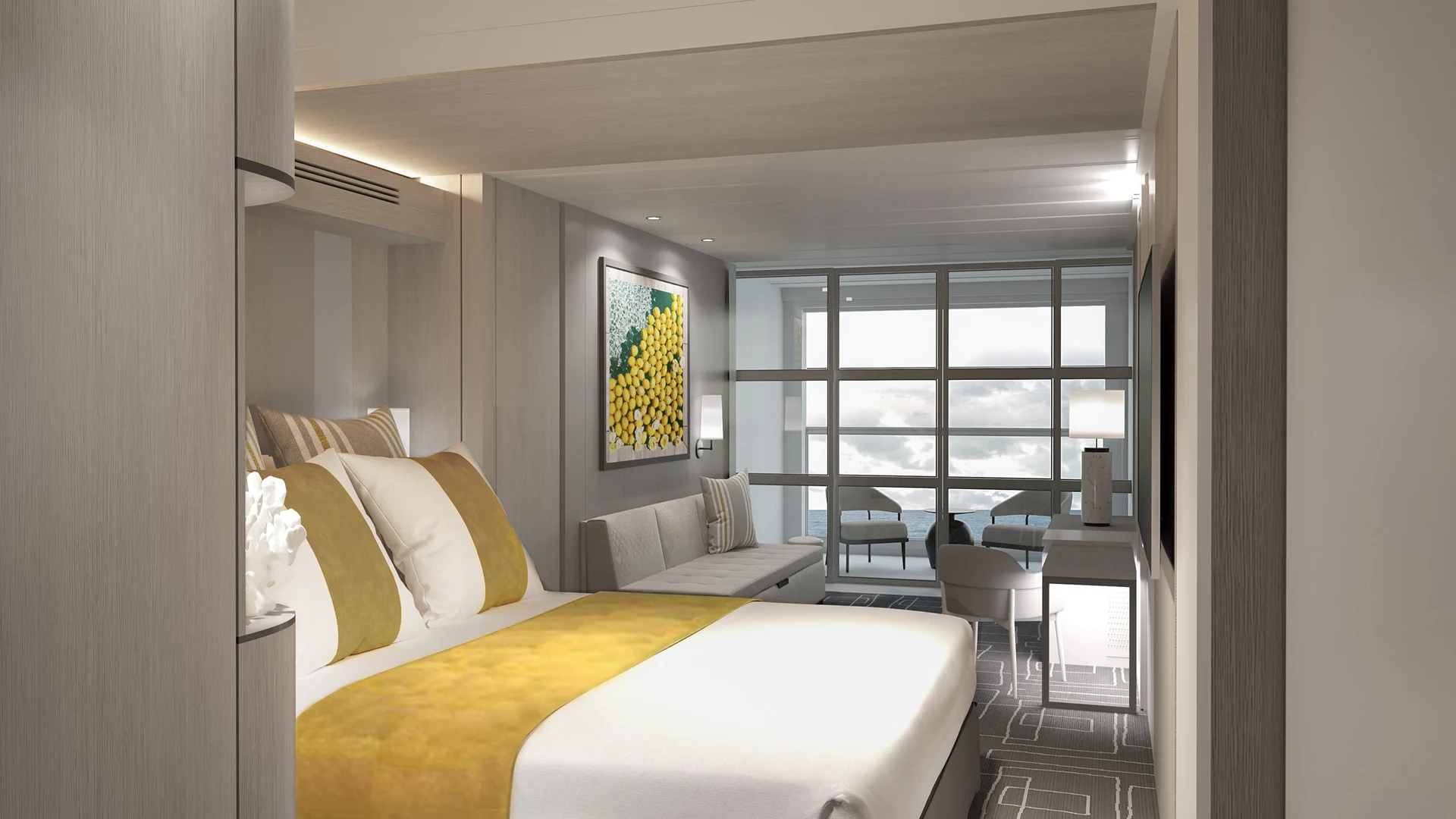 Edge Stateroom with Infinite Veranda