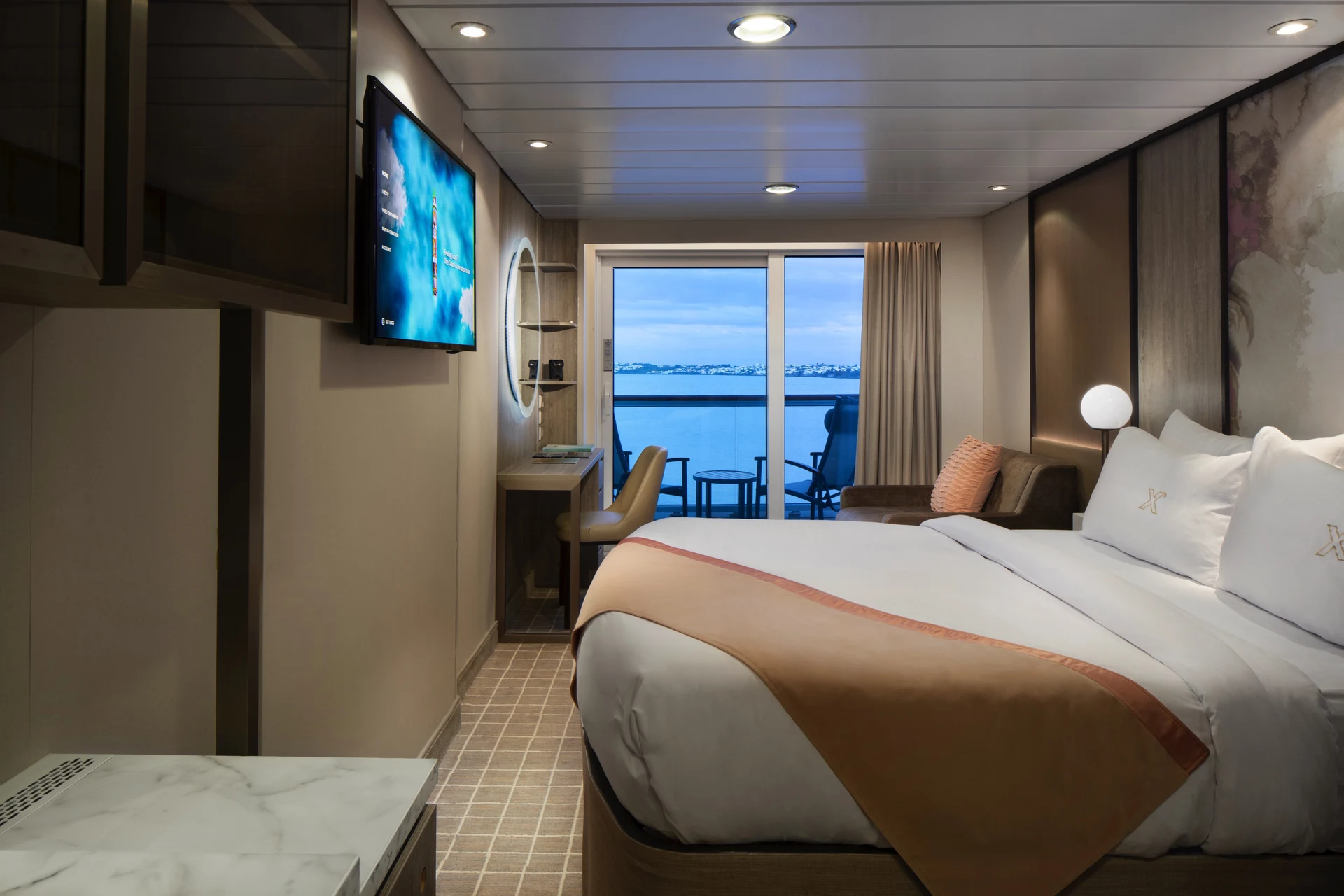 Veranda Stateroom (and Partial View)