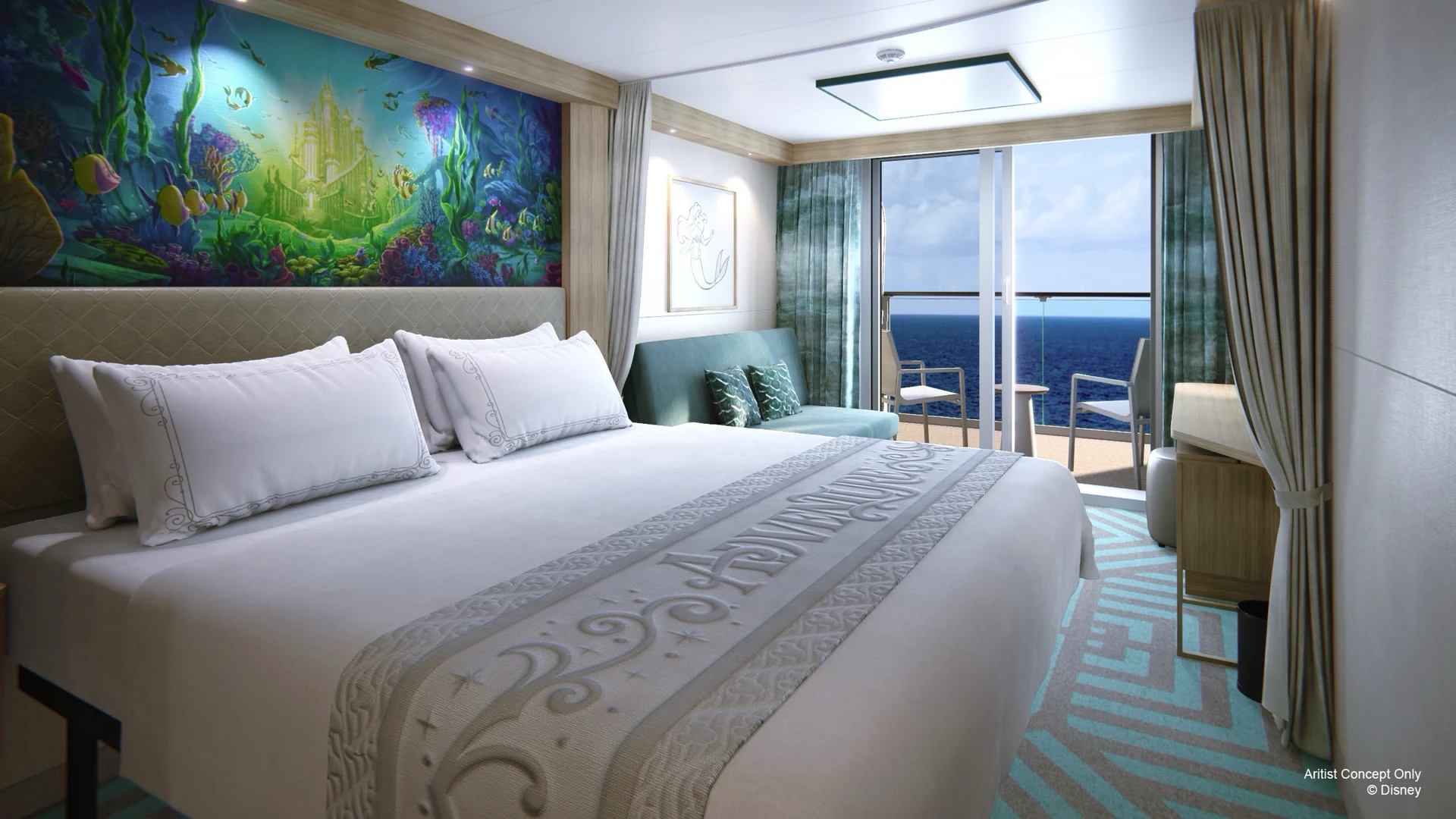 Deluxe Oceanview with Verandah Stateroom