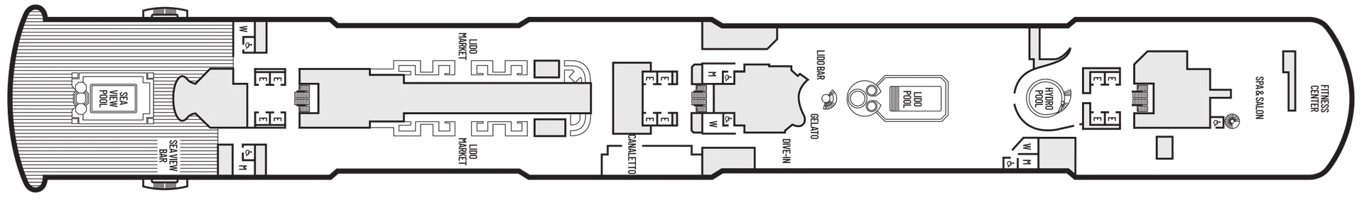 Deck 9 - Lido Deck