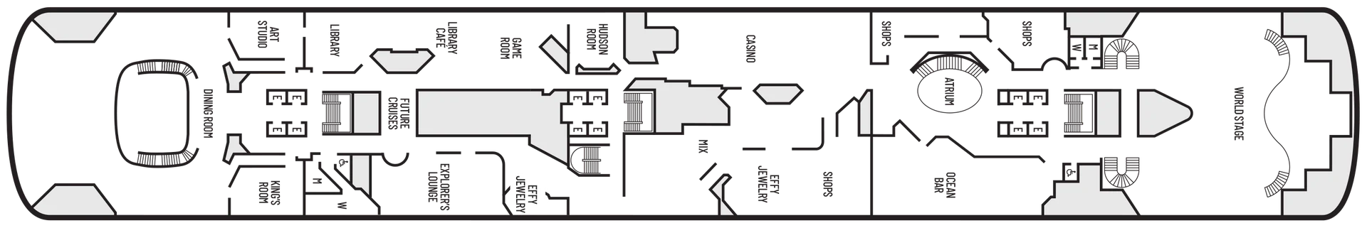 Deck 5 - Upper Promenade