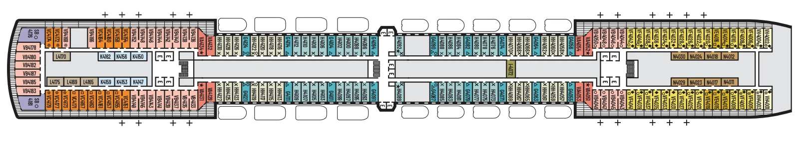 Deck 4 - Upper Promenade