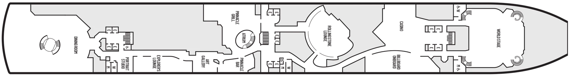 Deck 2 - Lower Promenade