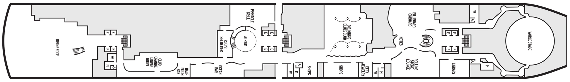 Deck 2 - Plaza Deck